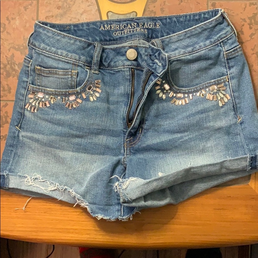 Size 10 American eagle jean shorts